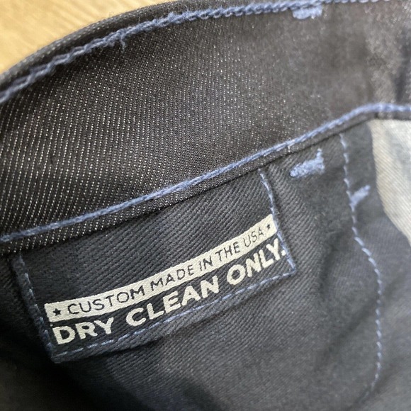 Blue Delta Jeans Women’s 29x30 Blue Stretch Handmade Custom RAW Denim USA $450 - Picture 6 of 10